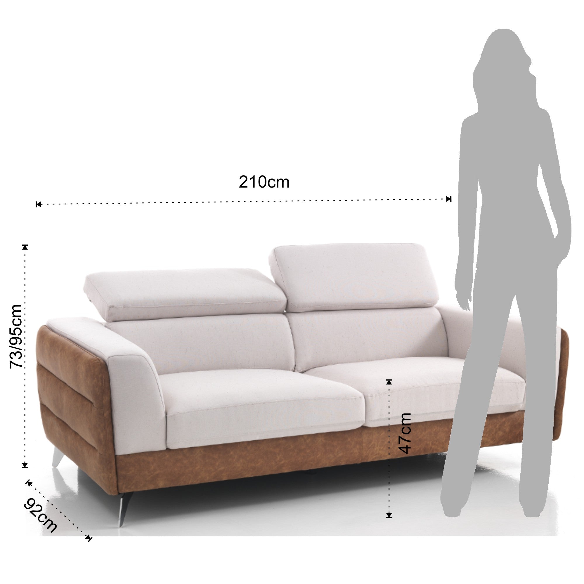 3 Seater Sofa - Carol