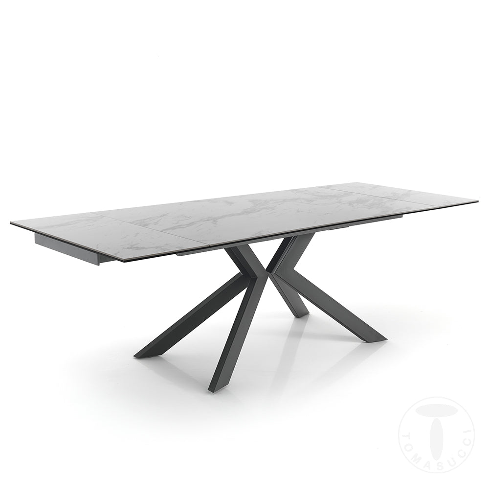 Extendable Table - Tips Evolution - Marble / Grey