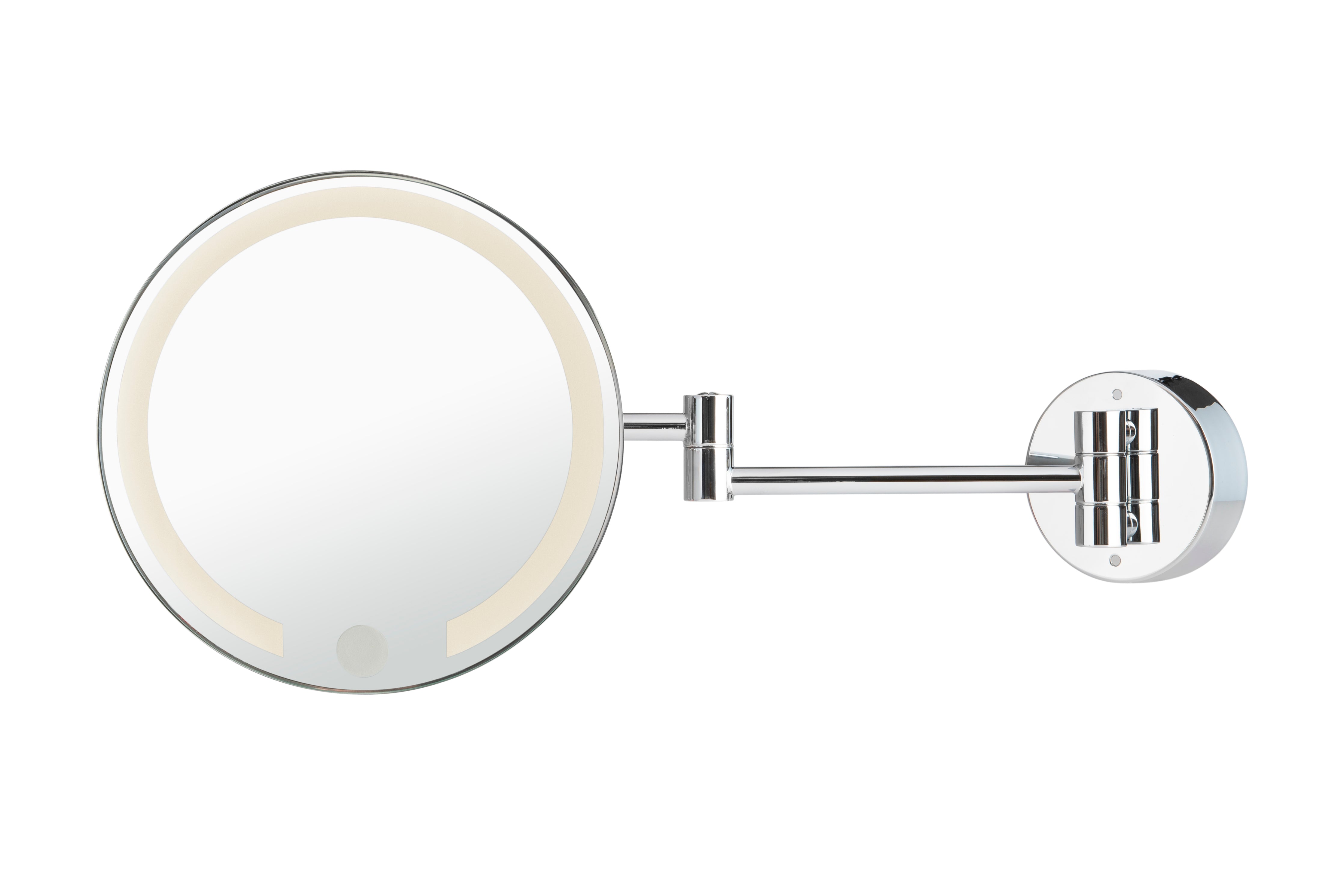 Wall Mounted Double Arm Mirror with LED Technology - Alinterio
